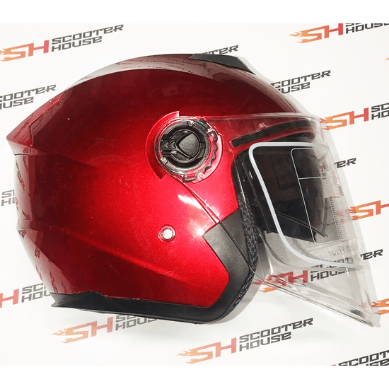 Мотошлем MotoTech 858 Красный, Цвет: Красный, фото , изображение 6