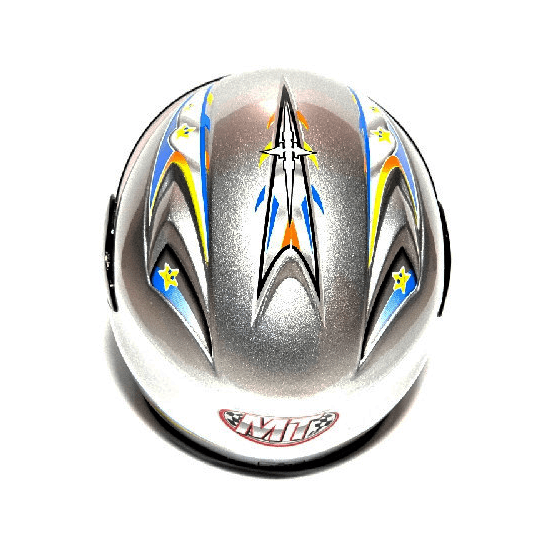 Мотошлем MotoTech 906 Серый (Детский), Цвет: Серый, фото , изображение 4