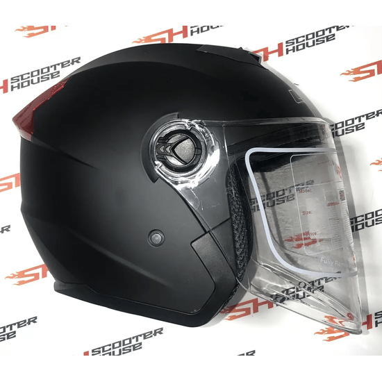 Мотошлем MotoTech 858 Черный матовый, Цвет: Черный матовый, фото , изображение 4