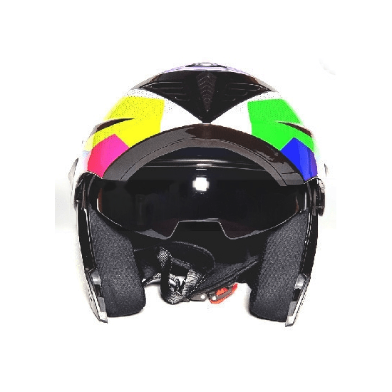 Мотошлем MotoTech 285 RAINBOW, Цвет: Мультицвет, фото , изображение 3