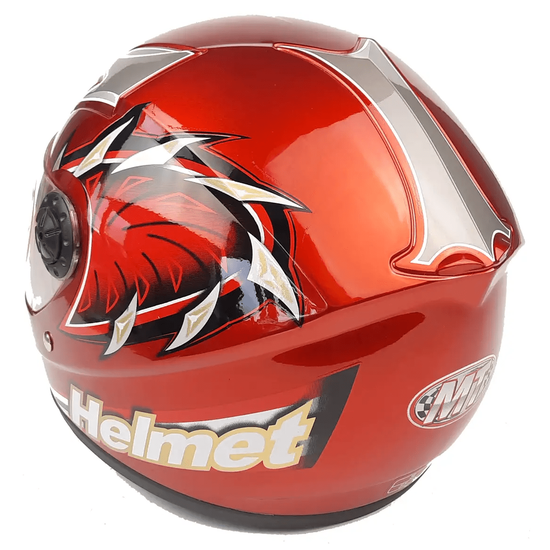 Мотошлем MotoTech HF-909 Детский Красный, Цвет: Красный, фото , изображение 4