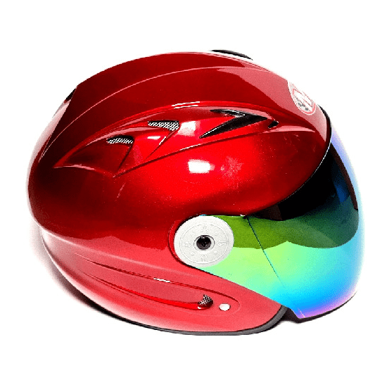Мотошлем MotoTech HF-210 Красный, Цвет: Красный, фото , изображение 2