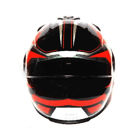 Мотошлем MotoTech 111 №20, Цвет: Красный, фото , изображение 3