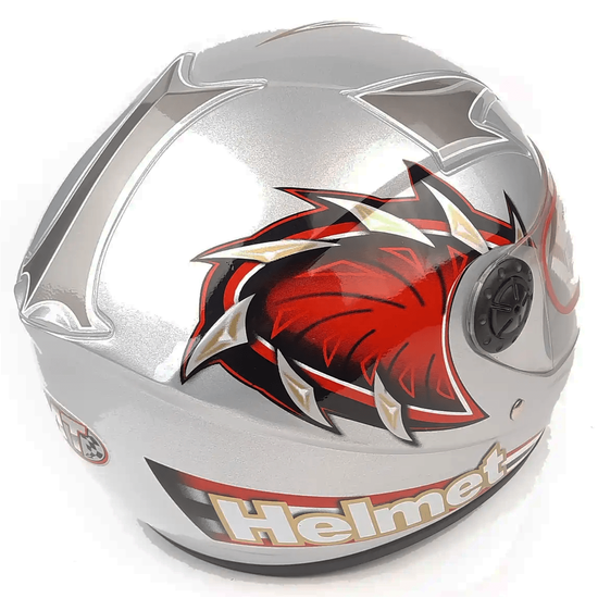 Мотошлем MotoTech HF-909 Детский Серый, Цвет: Серый, фото , изображение 5