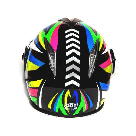 Мотошлем MotoTech 285 RAINBOW, Цвет: Мультицвет, фото , изображение 4