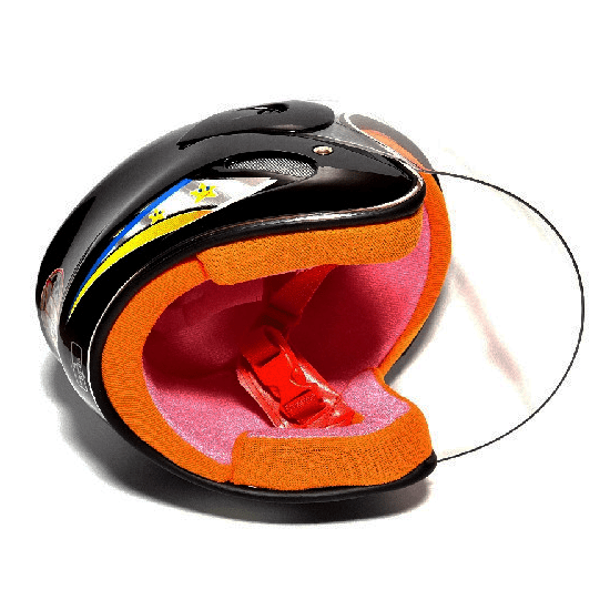 Мотошлем MotoTech 906 Черный (Детский), Цвет: Чёрный, фото , изображение 3