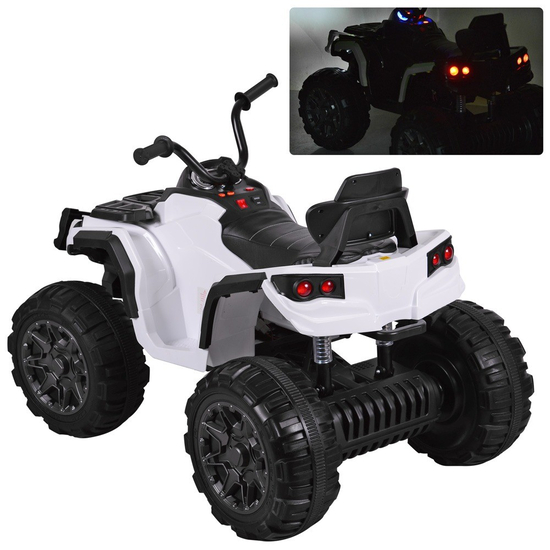 Детский электроквадроцикл Bambi M 3156EBLR-1, Цвет: Белый, фото , изображение 4
