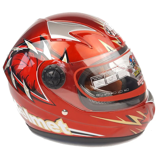 Мотошлем MotoTech HF-909 Детский Красный, Цвет: Красный, фото 