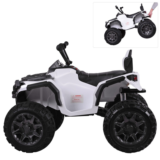 Детский электроквадроцикл Bambi M 3156EBLR-1, Цвет: Белый, фото , изображение 5