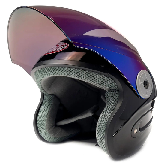 Мотошлем MotoTech HF-210 Черный, Цвет: Чёрный, фото , изображение 5