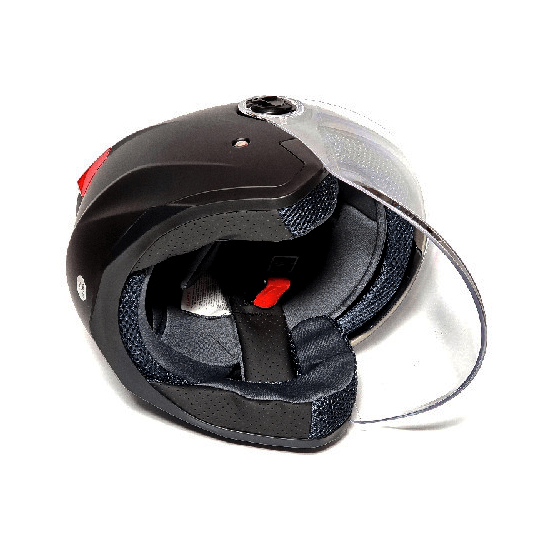 Мотошлем MotoTech 858 Черный матовый, Цвет: Черный матовый, фото , изображение 6