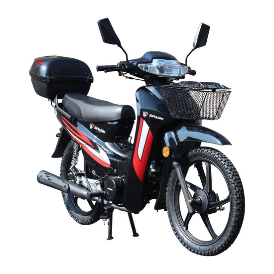 Мотоцикл Spark SP125C-3CF Черный, Цвет: Чёрный, фото 