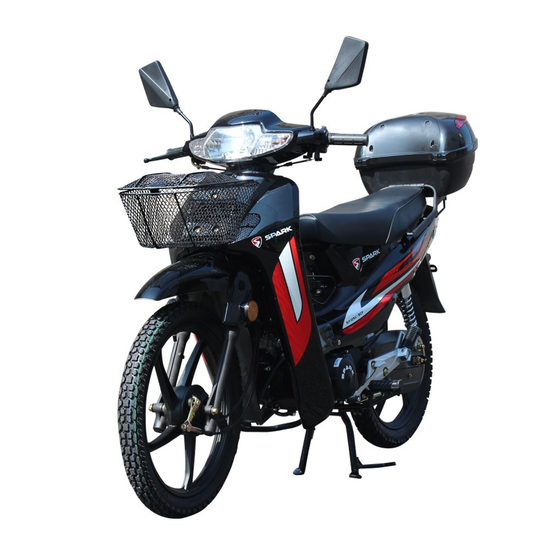 Мотоцикл Spark SP125C-3CF Черный, Цвет: Чёрный, фото , изображение 2