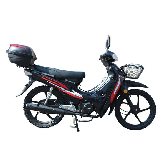 Мотоцикл Spark SP125C-3CF Черный, Цвет: Чёрный, фото , изображение 3
