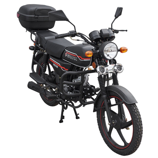 Мотоцикл Spark SP125C-2CFO Чорний Матовий, Цвет: Чорний, image 