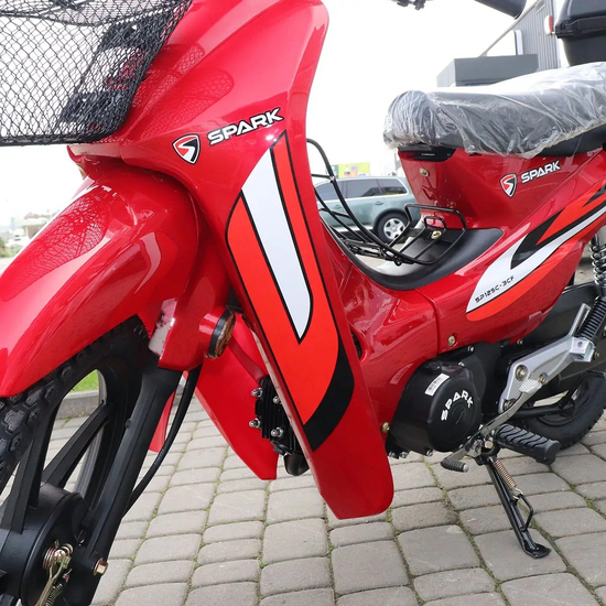Мотоцикл Spark SP125C-3CF Красный, Цвет: Красный, фото , изображение 23