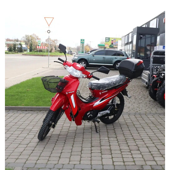 Мотоцикл Spark SP125C-3CF Красный, Цвет: Красный, фото , изображение 10