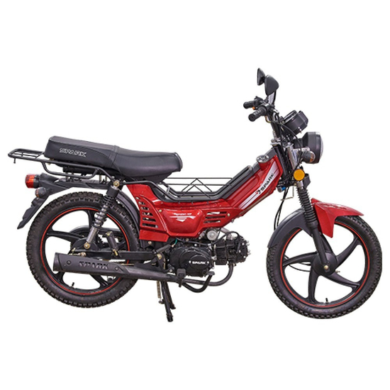 Мопед SPARK SP125C-1CF Красный, Цвет: Красный, фото , изображение 3