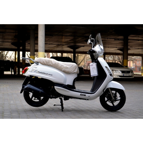 Скутер Sym Fiddle 150 Белый, Цвет: Белый, фото , изображение 3