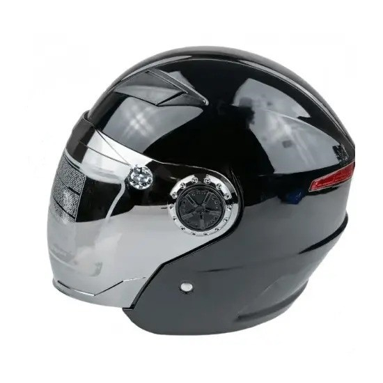 Мотошлем MotoTech HNJ01 Черный глянец, Цвет: Черный глянец, фото , изображение 3
