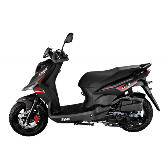 Скутер Sym Crox 150 Черный, Цвет: Чёрный, фото , изображение 3