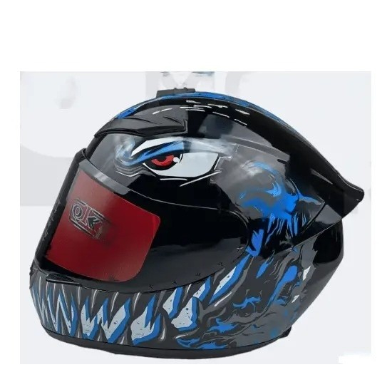 Шлем для мотоцикла MotoTech 111 №21, Цвет: Черный/Красный, фото , изображение 3