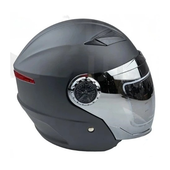 Мотошлем MotoTech HNJ01 Черный матовый, Цвет: Черный матовый, фото , изображение 4