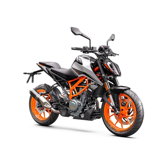 Мотоцикл KTM Duke 390 Серый, Цвет: Серый, фото , изображение 2