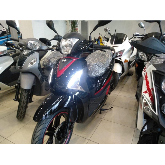 Скутер Sym Symphony ST 200i Черный, Цвет: Чёрный, фото , изображение 2