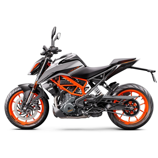 Мотоцикл KTM Duke 390 Серый, Цвет: Серый, фото , изображение 4
