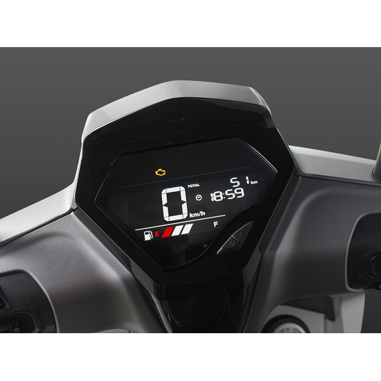 Скутер Sym Symphony ST 200i Черный, Цвет: Чёрный, фото , изображение 5