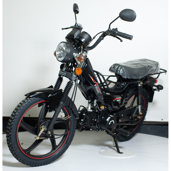 Мопед SPARK SP125C-1CF Черный, Цвет: Чёрный, фото 