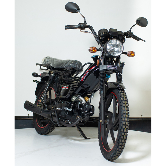 Мопед SPARK SP125C-1CF Черный, Цвет: Чёрный, фото , изображение 6
