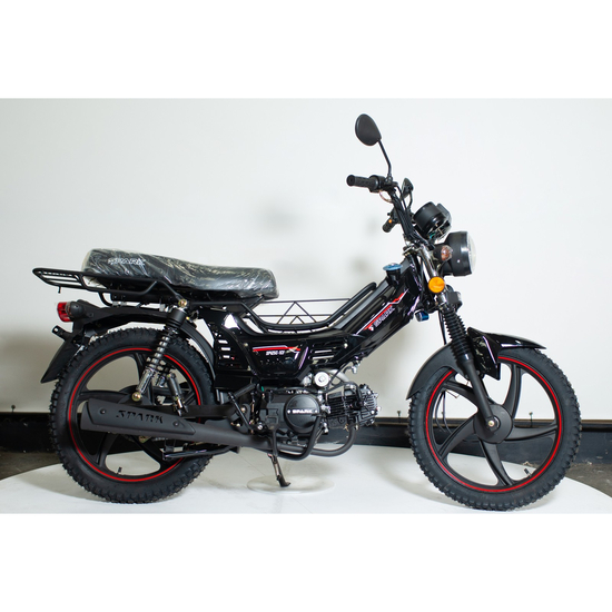 Мопед SPARK SP125C-1CF Черный, Цвет: Чёрный, фото , изображение 9