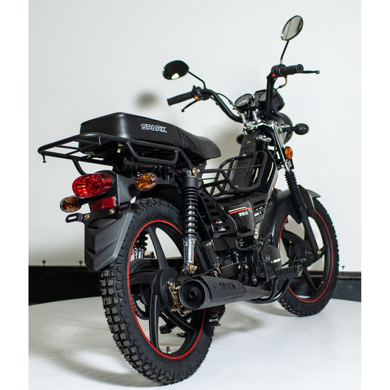 Мопед SPARK SP125C-1CF Черный, Цвет: Чёрный, фото , изображение 10