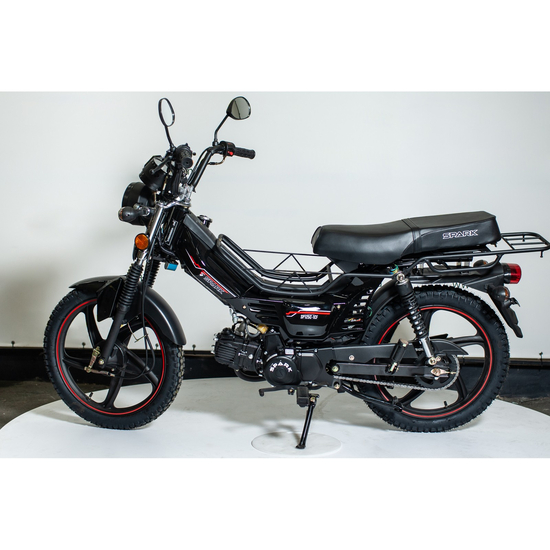 Мопед SPARK SP125C-1CF Черный, Цвет: Чёрный, фото , изображение 15