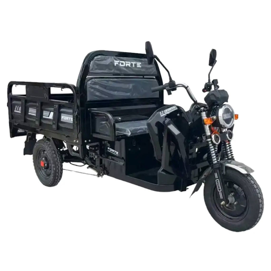 Грузовой электрический трицикл Forte JH-1200 черный, Цвет: Чёрный, Посадочных мест: 1, фото 