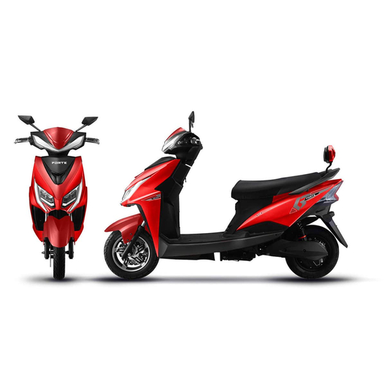 Електроскутер Forte Leon 2500W Червоний, Цвет: Червоний, image , зображення 17