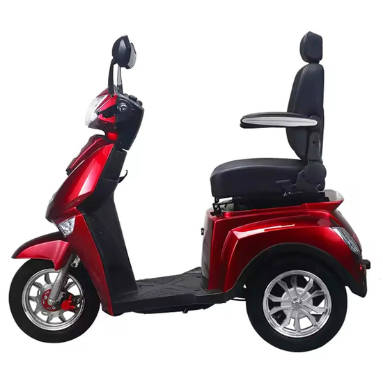 Электроскутер Vista-3 (T408-3) красный, Цвет: Красный, Тип двигателя: Бесщеточный электродвигатель постоянного тока, Посадочных мест: 1, фото , изображение 3