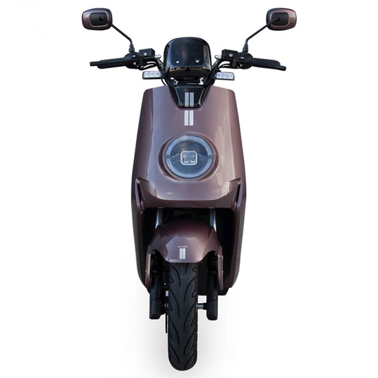 Электроскутер Fada NiO 2000W (Li-Ion) графитовый, Цвет: Графитовый, Тип двигателя: Интегрированный в заднее колесо бесщеточный электродвигатель постоянного тока, Посадочных мест: 2, фото , изображение 3