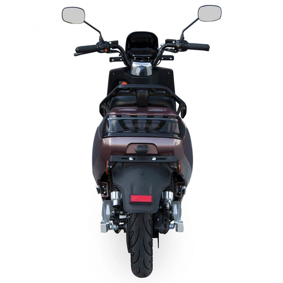 Электроскутер Fada NiO 2000W (Li-Ion) графитовый, Цвет: Графитовый, Тип двигателя: Интегрированный в заднее колесо бесщеточный электродвигатель постоянного тока, Посадочных мест: 2, фото , изображение 4