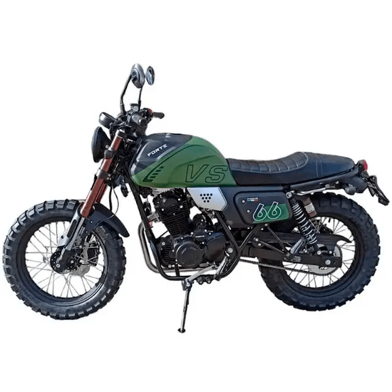 Мотоцикл FORTE Scrambler FT250-F6 Чорно-зелений (матовий), image , зображення 3