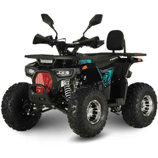 Квадроцикл FORTE ATV125P Голубо-красный, фото 