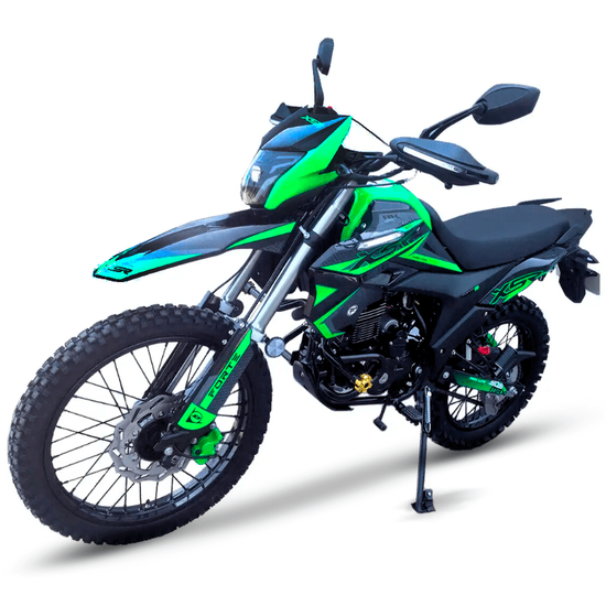 Мотоцикл FORTE FT300GY-C5D Зеленый, фото , изображение 11