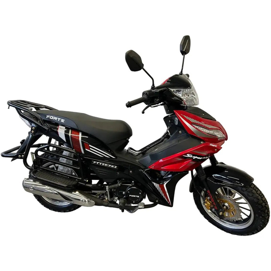 Мотоцикл FORTE FT125-FA2 Красный, фото , изображение 15