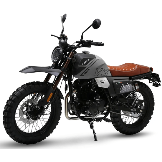 Мотоцикл Forte Scrambler FT250-F6 Чорно-сірий (матовий), image , зображення 2