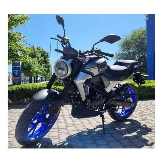 Мотоцикл FORTE FT250-CKP (CK-V8) Чёрно-синий (матовий), фото , изображение 26