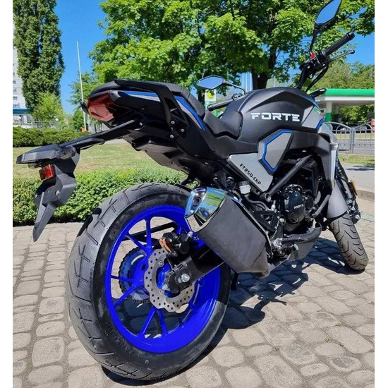 Мотоцикл FORTE FT250-CKP (CK-V8) Чёрно-синий (матовий), фото , изображение 29