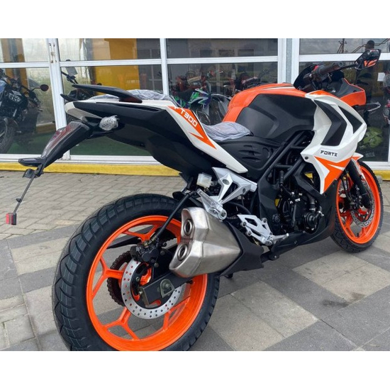 Мотоцикл FORTE FT300-R1 Оранжевый, фото , изображение 7