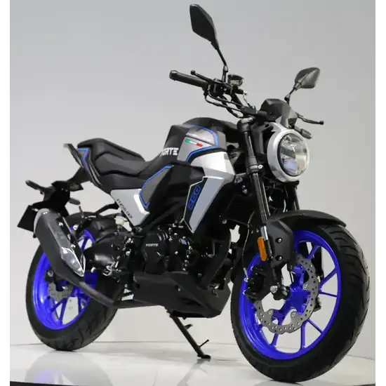 Мотоцикл FORTE FT250-CKP (CK-V8) Чёрно-синий (матовий), фото , изображение 4